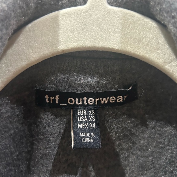 Gray Wool Blend Coat - Picture 7 of 10